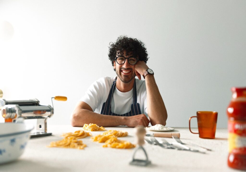 Claudio Consorte in the kitchen