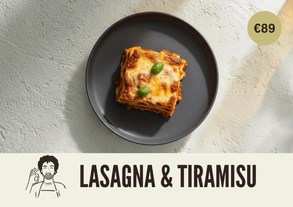 Lasagna & tiramisu gift card